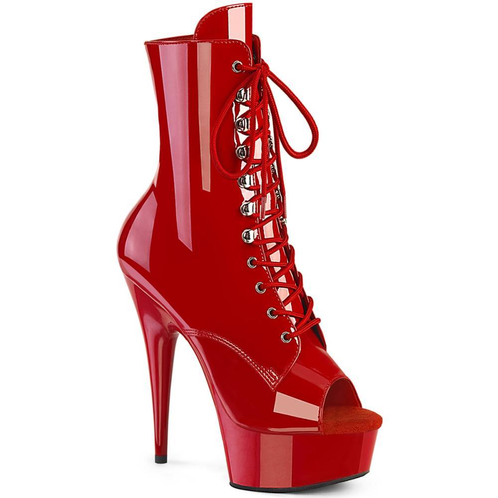 Pleaser - DELIGHT1021 Bottes de plateforme - Rouge Product image